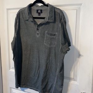 Rock & Republic polo shirt XXL dark green cotton shirt